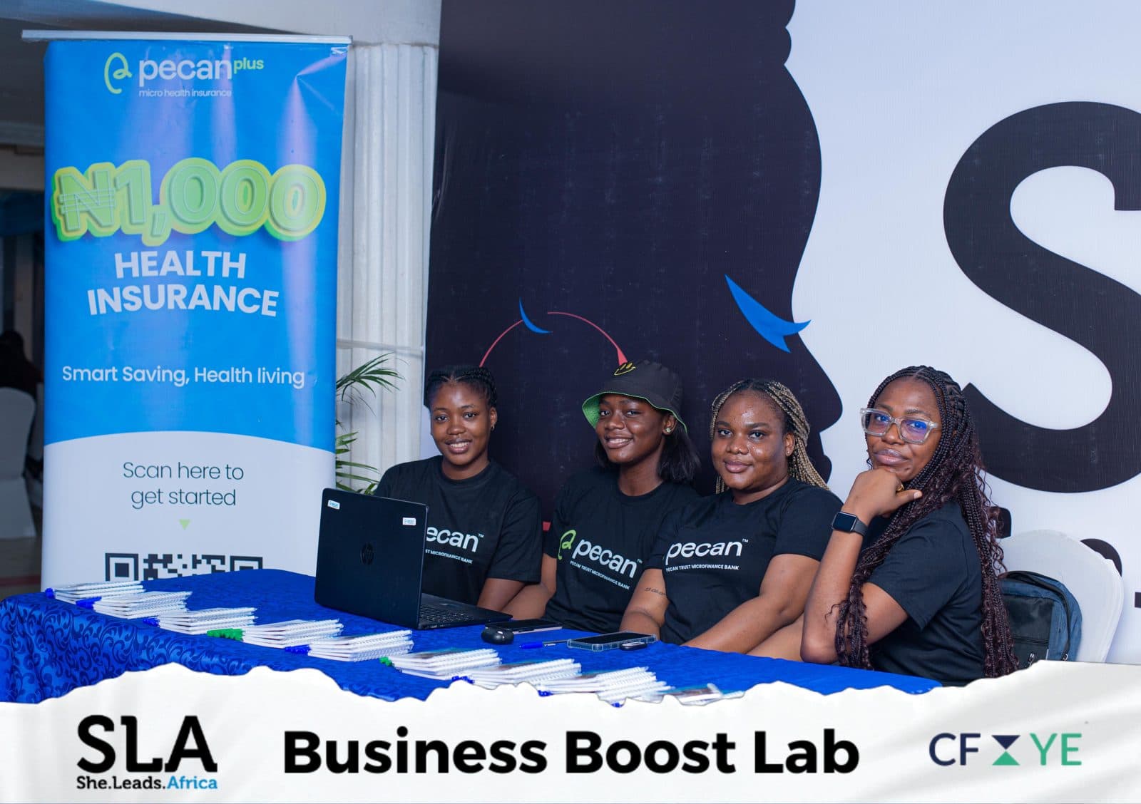 Pecan team at the She Leads Africa Business Boost Lab